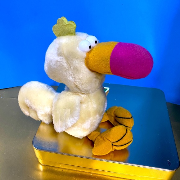 ANIMAL CRACKERS VINTAGE DODO BIRD PLUSH WITH ORIGINAL ATTACHED TAGS 10” - Picture 5 of 12